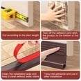thumbnail image 6 of 39" Under Door Draft Stopper for Exterior Doors, Door Sweep Sound Proofing for Bottom of Door, Door Soundproofing Noise Blocker, Under Door Filler Soundproof Seal Strip White, 6 of 9