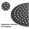 thumbnail image 3 of REGADERA REDONDA CUERPO Y BOLA DE ACERO INOXIDABLE NEGRO MATE 8, 3 of 3