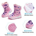 thumbnail image 3 of HOBIBEAR Kids Winter Snow Boots Boys Girls Waterproof Outdoor Warm Faux Fur Lined Shoes, 3 of 8
