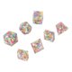 thumbnail image 1 of Juego de dados de Resina ANGGREK Balance Rolling 7pcs portátil para juegos de rol, 1 of 8