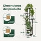 thumbnail image 5 of Soporte para Plantas de 6 Niveles Negro Macetero Moderno de Madera y Metal Estante Ahorrador de Espacio para Macetas y Plantas Porta Macetas Decorativ, 5 of 6