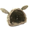 thumbnail image 1 of DOLITY Bunny Grass Tunnel Winter Straw Woven Comfortable Chew Toy Rabbit Straw Nest for, 1 of 9