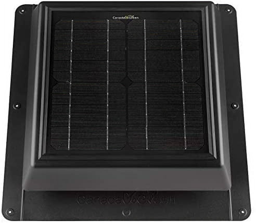 4 SEASONS Solar Powered Polycarbonate Vent, Weatherproof Design, Quietly Cools Up to 500 Sq Ft, 400 CFM Sansujyuku sansujyuku.com