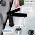 thumbnail image 2 of Dyconn Faucet Claire VS1H51A-BLK Black Vessel Faucet, 2 of 6