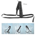thumbnail image 1 of de estilo Retro Medieval, funda trasera para hombro, soporte de rana, vaina, caballero Larp Negro Colcomx Espada cinturón vaina trasera, 1 of 8