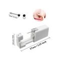4 Pack Nose Piercing Kit, Disposable Safe Sterile Piercing Gun, Self