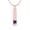 Blue, variant on Long Bar with Birthstone Cremation Jewelry for Ashes Holder Pendent for Ashes and Chain Urn Necklace for Ashes of Loved One