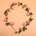 thumbnail image 6 of IBASETOY 1Pc Simulation Rose Vine Fake Flowers Hanging for Indoor Decoration and Photo Shoots, 6 of 8