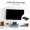 thumbnail image 3 of Luxshiny Black High Density Acoustic Soundproof Pads Set for Speakers, Monitors, and Subwoofers, Noise Reduction Cushion, 3 of 8