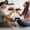 thumbnail image 4 of 4PCS Wine Drip Ring, Wine Drip Collars Stainless Steel Wine Collar Drip Ring Simple Wine Bottle Drip Collar with Velvet Felts Clever Dripper Guard Holder Tools Bar Kitchen Gadgets Wine Accessories, 4 of 6