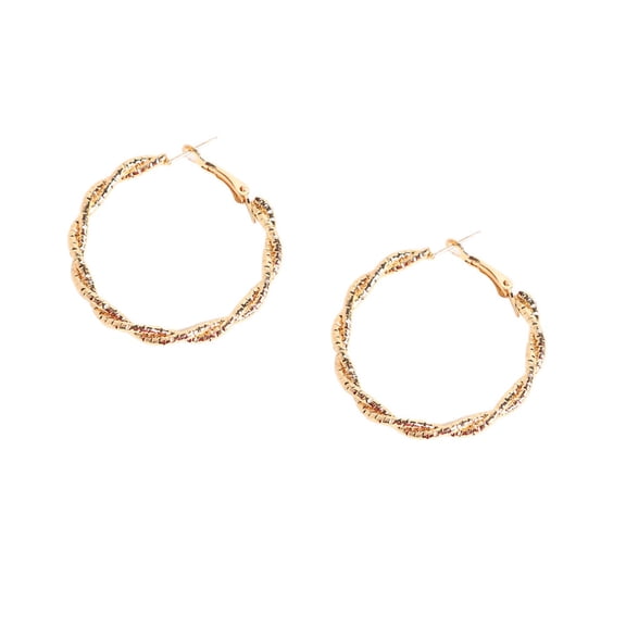 SOHI Women's Twisted Hoop Earrings