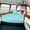 Aqua Blue, variant on Universal V Berth 4 Piece 100% Egyptian Cotton 800TC The Best Boat V Berth Bedding Fits mattresses up to 4” Depth Durable & Easy Washable - Great Gift for Boaters ( Navy Blue )