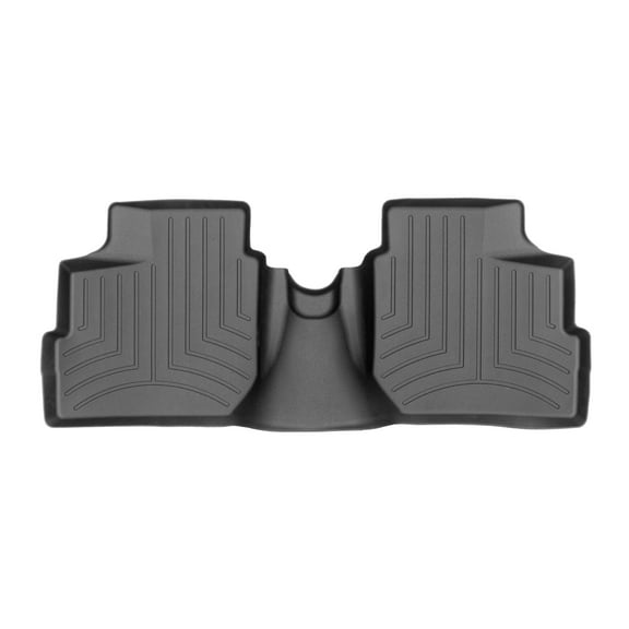 WeatherTech Custom Fit FloorLiners compatible with 2017-2024 Mitsubishi Mirage G4 - 2nd Row, Black