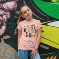 thumbnail image 4 of in My Big Sister Era Shirt for New Baby Announcement Pregnancy Reveal Outfit for Girls Peach Shirt Youth Medium, 4 of 4
