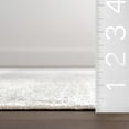 thumbnail image 2 of nuLOOM Argelia Solid Machine Washable Area Rug, 9' x 12', Argelia Cream, 2 of 10