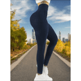 thumbnail image 4 of LEGGINGS MUJER PUSH UP UNITALLA MALLAS DEPORTIVAS TEXTURIZADA STRETCH, 4 of 5
