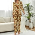 thumbnail image 2 of Top-kevin Cute Ghost Cherry Women's Long-Sleeve Shirt And Full-Length Bottom Pajama Set, 2 of 12