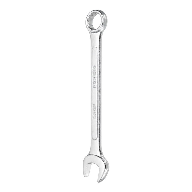 Combination Wrench 14mm Metric 12-Point Box and Open End Zinc Plated Steel