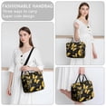 thumbnail image 6 of OBREWU Butterflies Sunflowers Women's Insulated Leakproof Large Lunch Bag, Oxford Cloth, 6 of 7