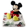 thumbnail image 2 of Mickey Mouse Throw Blanket & Plush 19" Mickey Pillow Pal, 2 Pc Cuddle Buddy Set, 2 of 4
