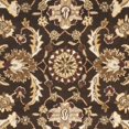 thumbnail image 5 of SAFAVIEH Royalty Eustacia Floral Wool Area Rug, Chocolate/Beige, 6' x 9', 5 of 6