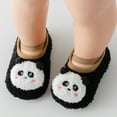 thumbnail image 5 of WERYOUNG Infant Boys Girls Baby Socks Shoes Toddler Shoes Floor Socks Shoes Cartoon Bear Outwear, Black, 3-4 Years, 5 of 5