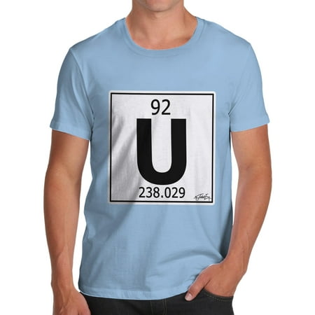 mens t shirt periodic table element u uranium novelty t shirt christmas walmartcom - Periodic Table Of Elements Uranium mens t shirt periodic table element u uranium novelty t shirt christmas walmartcom - Periodic Table Of Elements Uranium