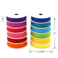 thumbnail image 4 of Solid Grosgrain Ribbon Pack for Crafts and Bows, 12 Bright Colors, 3/8" x 36 Yards by Gwen Studios, 4 of 4