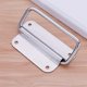 thumbnail image 5 of Folding Stainless Steel Pull, Crate Handle Folding Crate Handles Toolbox Handle, Metal Door Puller Handle,For Toolbox,Cabinet Door,Hat (4 Pieces), 5 of 5
