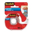 thumbnail image 2 of Scotch Removable Poster Tape with Dispenser, 3/4" x 150", Clear, Pack of 3, 2 of 3