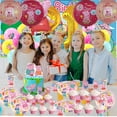 thumbnail image 6 of Peppa Pigs 21th Tableware Balloons Cake Toppers Backdrop Banner Supplies Party Decor Plates Decorations, 6 of 7
