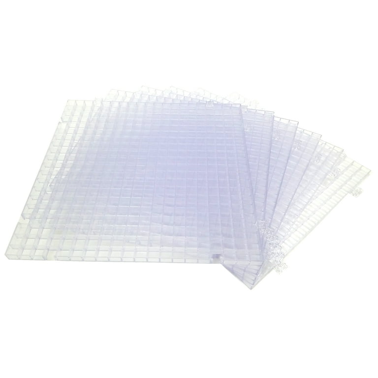 Creator's Waffle Grid 6-Pack Clear Modular Surface For Glass Cutting, Small  Parts, Debris, or Liquid Containment. Use At Home, Office, And Shop. Works