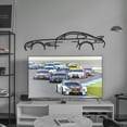 thumbnail image 5 of LaModaHome Mercedes AMG GTR Classic Metal Silhouette Wall Art, 5 of 5