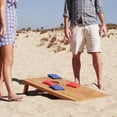thumbnail image 4 of GoSports Cornhole Regulation Size 3' x 2' Bean Bag Outdoor Lawn Game, Bamboo, 4 of 6