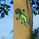 thumbnail image 5 of Escultura de decoración de pared de Gecko Sunnimix regalo de valla de jardín 22x13cm, 5 of 8