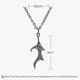 thumbnail image 2 of Couple Vintage Gothic Punk Wing Necklace Heart Lover Fashion Pendant Necklace---Product code 51105, 2 of 5
