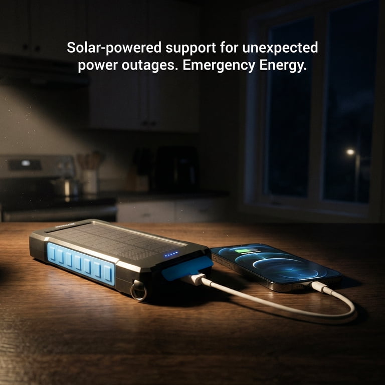 20000mah Solar Power Bank With Usb-c And Usb-a photo 7
