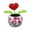 A, variant on Solar Powered Dancing Flower, Solar Dancing Figurines Toys, Solar Swinging Animated Dancer, Bobble Head Figures Window Sun Catcher Portable Suncatchers, Suit for Car Home Office (I)