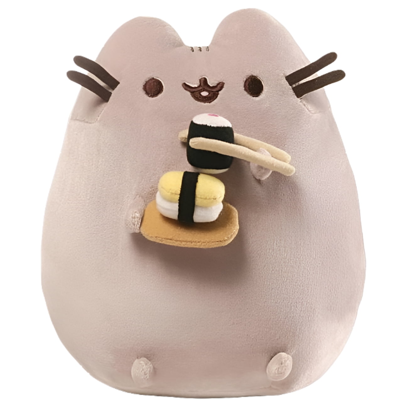 Pusheen The Cat Stuffed Animal, 9.5 Plush Toy with Pizza For