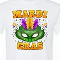 thumbnail image 4 of Inktastic Mardi Gras with Green Masquerade Mask T-Shirt, 4 of 5