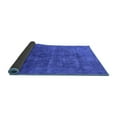 thumbnail image 2 of Ahgly Company Indoor Round Abstract Blue Modern Area Rugs, 7' Round, 2 of 4
