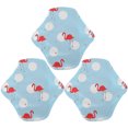 thumbnail image 4 of Toallas sanitarias de tela, 3 piezas de toallas sanitarias de tela, toallas sanitarias de tela reutilizables, almohadillas absorbentes menstruales, mejoran su experiencia, 4 of 8