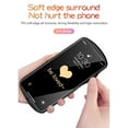 thumbnail image 5 of Cute Oval Heart-Shaped Tempered Glass Phone Case with Vanity Mirror for Phone 12 Pro, 5 of 7