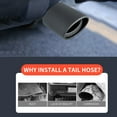 thumbnail image 4 of Stainless Steel Exhaust Tip Cover, Universal Car Exhaust Pipe Decor, Anti-Rust Durable Tailpipe Protector, Easy Install Automotive Accessories, Sporty Style Upgrade for All Vehicles, 4 of 6