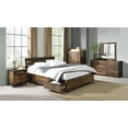 thumbnail image 2 of Miekor Furniture Juvanth Rustic Oak & Black Finish Chest 8604, 2 of 5