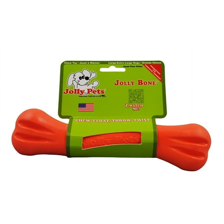 UPC: 0788169088564 | Jolly Pets Jolly Bone Dog Toy  9   Orange