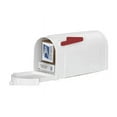 thumbnail image 3 of Postal Ambrose White Post Mount Mailbox, Rust Proof, High Capacity, 3 of 4
