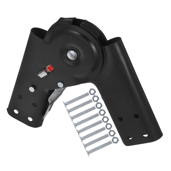 NICEXMAS Home Use Black Aluminum Step Ladder Hinges with Folding and Locking Mechanism