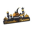 thumbnail image 3 of Lipstore Ramadan Kareem Calendar Desktop Decoration Lightweight Mosque and Moon Shape Golden Large, 3 of 8