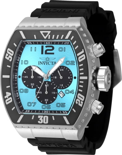 Invicta 47282 Men's Pro Diver Black Dial Strap Chronograph Watch